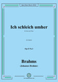 Brahms-Ich schleich umher,Op.32 No.3 in d minor
