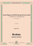 Brahms-Traun!Bogen und Pfeil sind gut fur den Feind,Op.33 No.2 in a minor