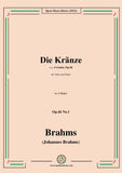 Brahms-Die Kranze,Op.46 No.1 in A Major