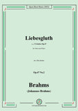 Brahms-Liebesgluth,Op.47 No.2 in e flat minor