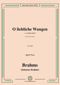 Brahms-O liebliche Wangen,Op.47 No.4 in C Major