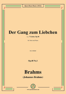 Brahms-Der Gang zum Liebchen,Op.48 No.1