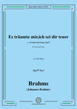 Brahms-Es traumte mir,ich sei dir teuer,Op.57 No.3