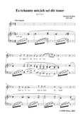 Brahms-Es traumte mir,ich sei dir teuer,Op.57 No.3