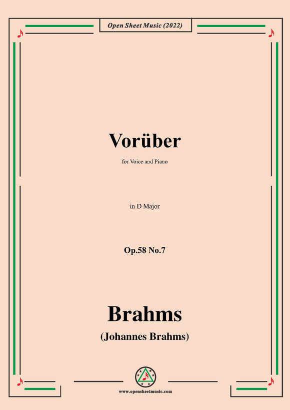 Brahms-Voruber,Op.58,Voruber No.7 in D Major