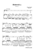 Brahms-Heimweh I,Op.63 No.7 in E Major