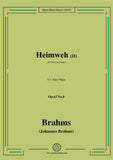 Brahms-Heimweh II,Op.63 No.8 in C sharp Major