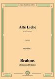 Brahms-Alte Liebe,Op.72 No.1