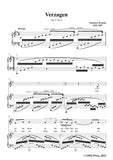 Brahms-Verzagen,Op.72 No.4 in e minor