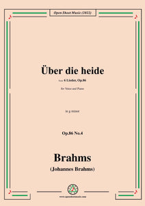 Brahms-Uber die heide,Op.86 No.4 in g minor