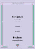 Brahms-Versunken,Op.86 No.5 in F sharp Major