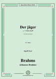 Brahms-Der jager,Op.95 No.4