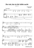 Brahms-Der tod,das ist die kuhle nacht,Op.96 No.1
