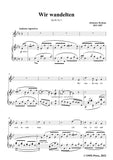 Brahms-Wir wandelten,Op.96 No.2