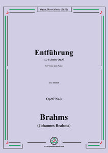Brahms-Entfuhrung,Op.97 No.3