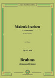 Brahms-Maienkatzchen,Op.107 No.4