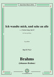 Brahms-Ich wandte mich,und sahe an alle,Op.121 No.2