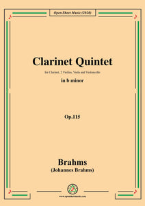 Brahms-Clarinet Quintet,Op.115,in b minor