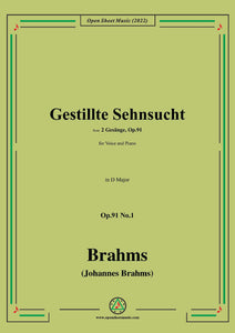 Brahms-Gestillte Sehnsucht,from 2 Gesange