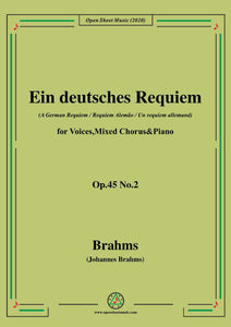 Brahms-Ein deutsches Requiem(A German Requiem),Op.45 No.2