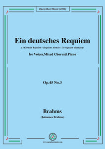 Brahms-Ein deutsches Requiem(A German Requiem),Op.45 No.3