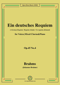 Brahms-Ein deutsches Requiem(A German Requiem),Op.45 No.4