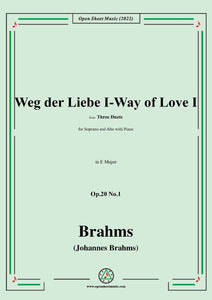 Brahms-Weg der Liebe I-Way of Love I,Op.20 No.1