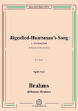 Brahms-Jagerlied-Huntsmans Song,Op.66 No.4,in C Major