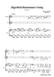 Brahms-Jagerlied-Huntsmans Song,Op.66 No.4,in C Major
