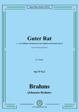 Brahms-Guter Rat-Good Advice,Op.75 No.2,in E Major