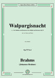 Brahms-Walpurgisnacht-Walpurgis Night,Op.75 No.4,in a minor