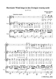 Brahms-Horch,der Wind klagt in den Zweigen traurig sacht,Op.103 No.8