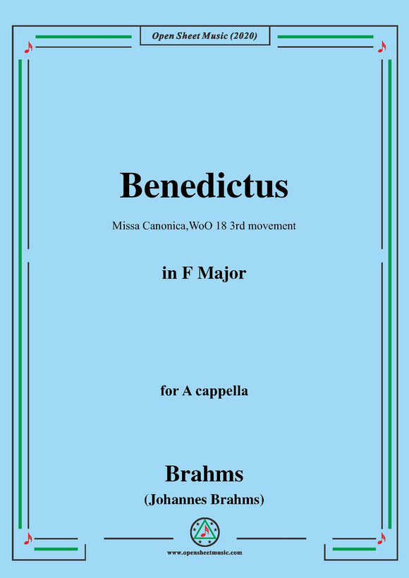 Brahms-Missa Canonica