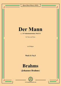 Brahms-Der Mann,WoO 31 No.5