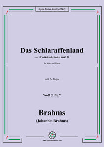 Brahms-Das Schlaraffenland,WoO 31 No.7