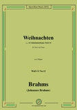 Brahms-Weihnachten,WoO 31 No.12