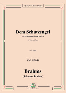 Brahms-Dem Schutzengel,WoO 31 No.14