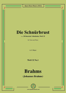 Brahms-Die Schnurbrust,WoO 32 No.1