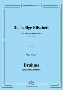 Brahms-Die heilige Elisabeth an ihrem Hochzeitsfeste,WoO 32 No.7