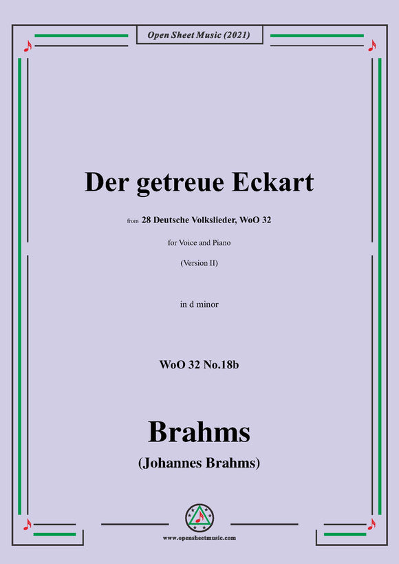 Brahms-Der getreue Eckart