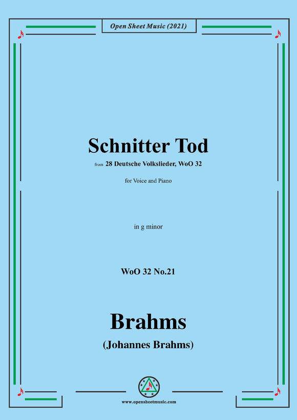 Brahms-Schnitter Tod,WoO 32 No.21