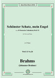 Brahms-Schönster Schatz,mein Engel,WoO 33 No.20