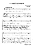 Brahms-All mein Gedanken,WoO 33 No.30