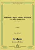 Brahms-Schöner Augen,schöne Strahlen,WoO 33 No.39