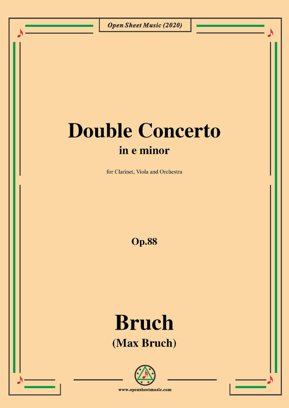 Bruch-Double Concerto