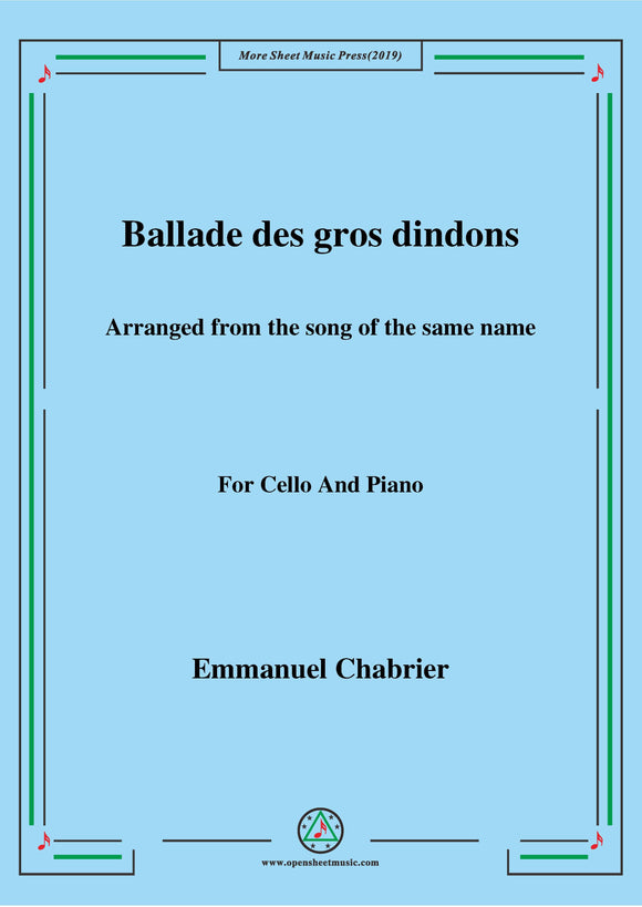 Chabrier-Ballade des gros dindons