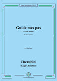 Cherubini-Guide mes pas,from Deux Journees,for Voice and Piano