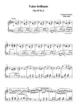 Chopin-Valse brillante Op.34 No.2,for Piano