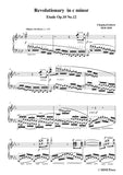 Chopin-Etude Op.10 No.12 in c minor,Revolutionary1,for Piano