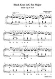 Chopin-Etude No.5 in G flat Major,Op.10 No.5,Black Keys 1,for Piano